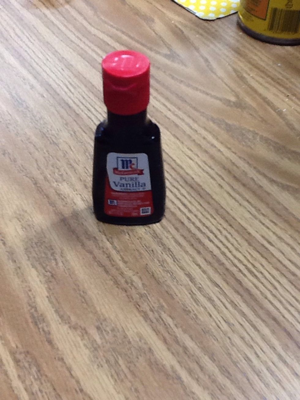 Then add 1/2 vanilla extract.