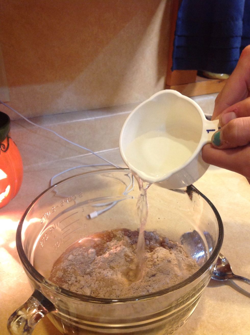 Then, Add 1 cup of water.