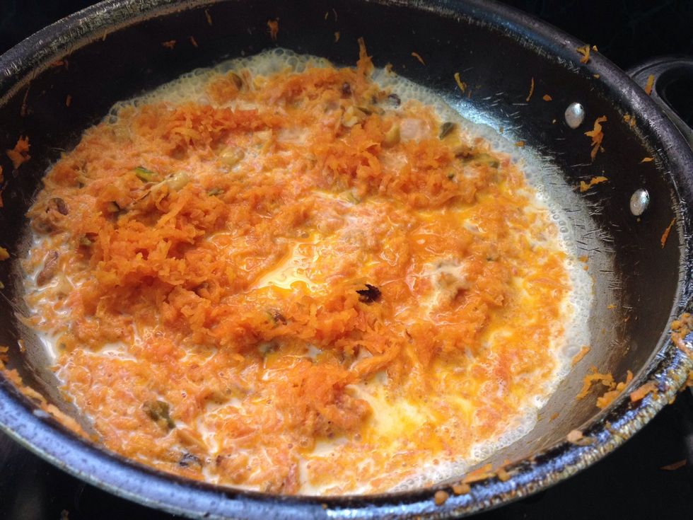 Then add 1 full glass of pure milk...