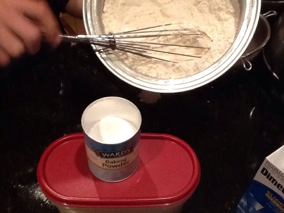 Then add 2 and a half tsp