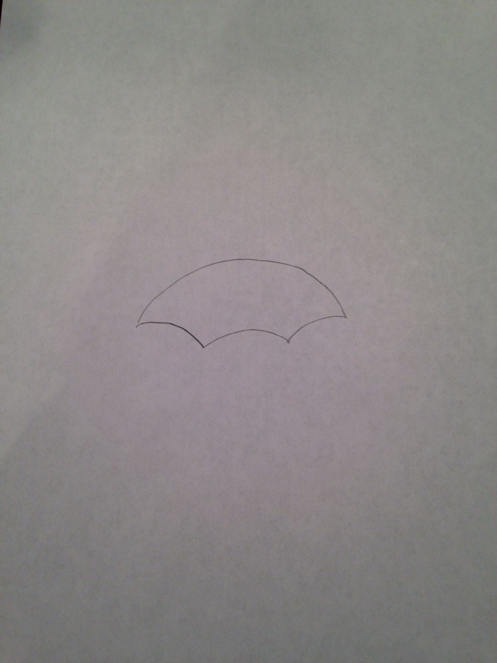 Then add 3 bumps on the bottom