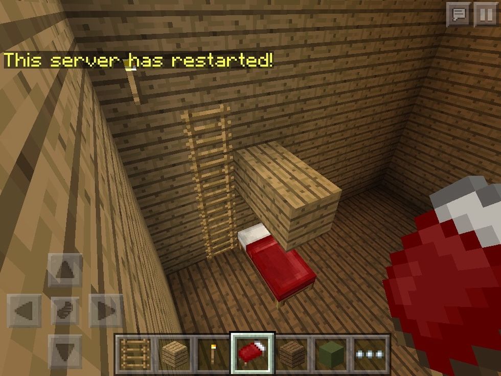 Then add a ladder and a place for another bed