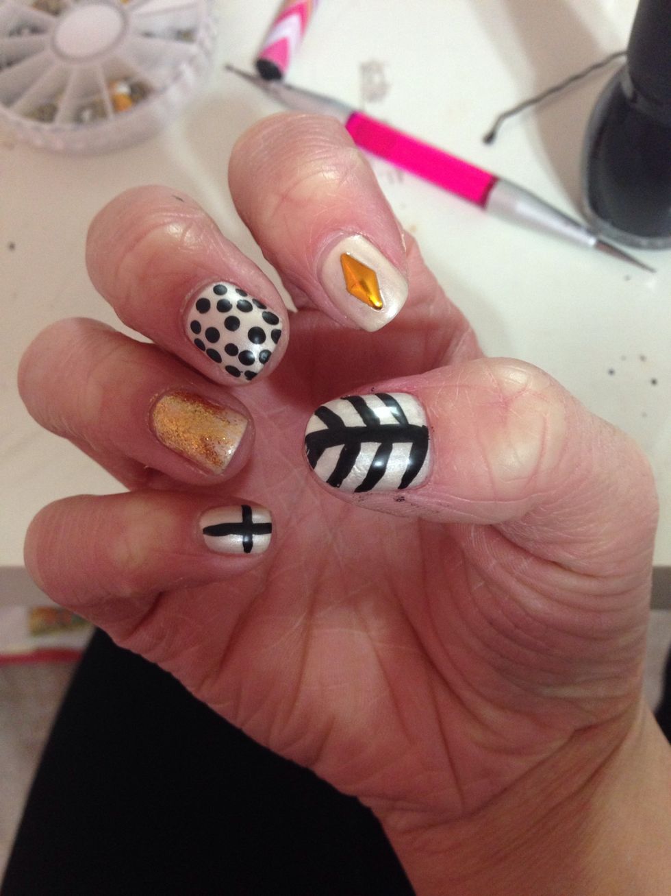 then add a matte top coat