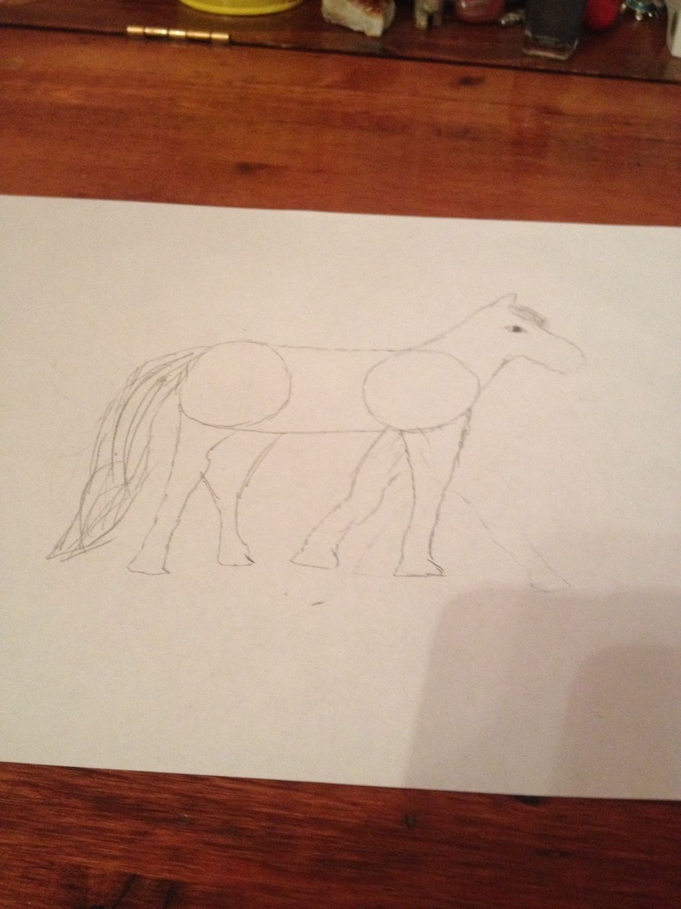 Then add a tail
