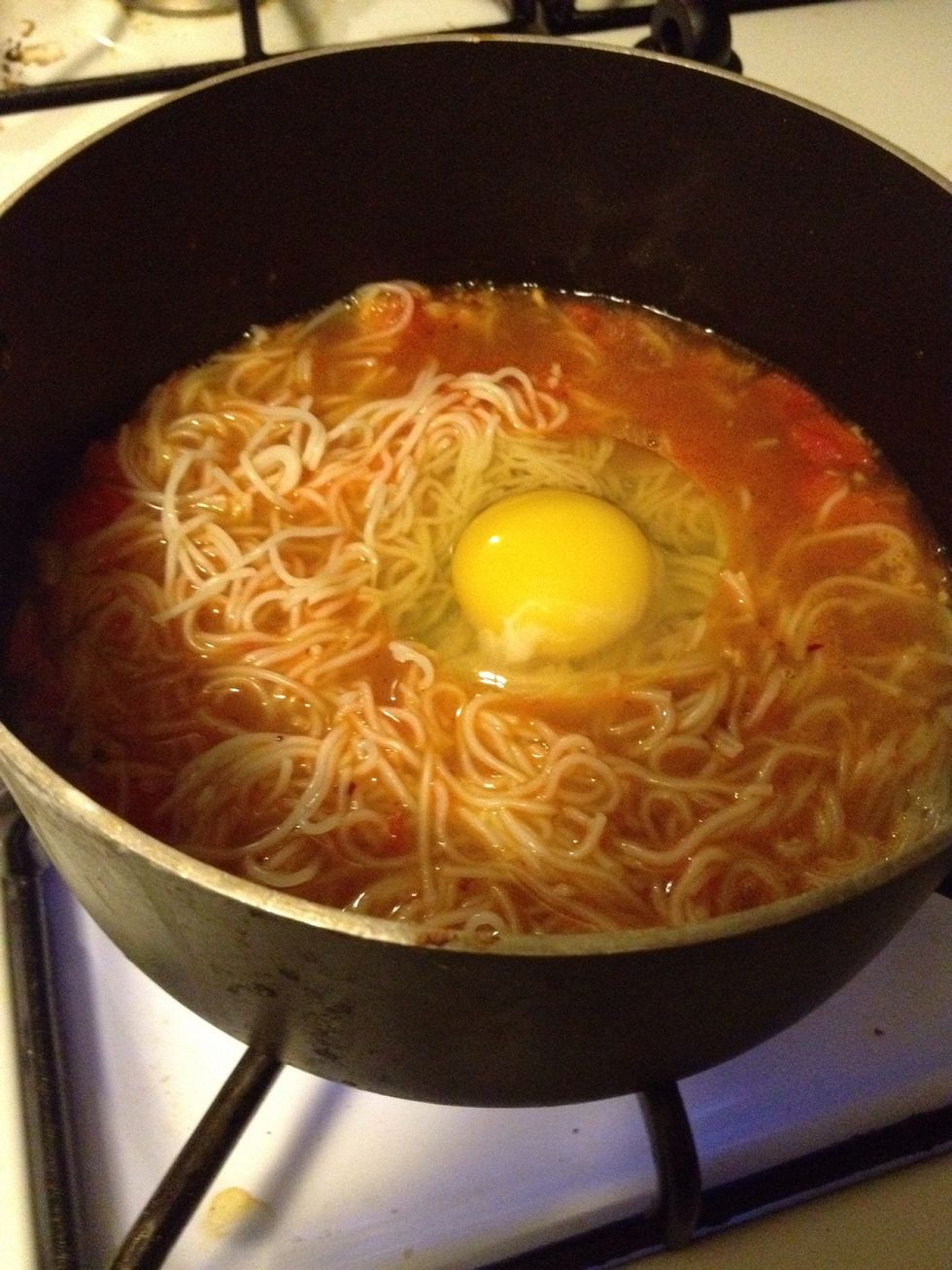 Then add an egg.
