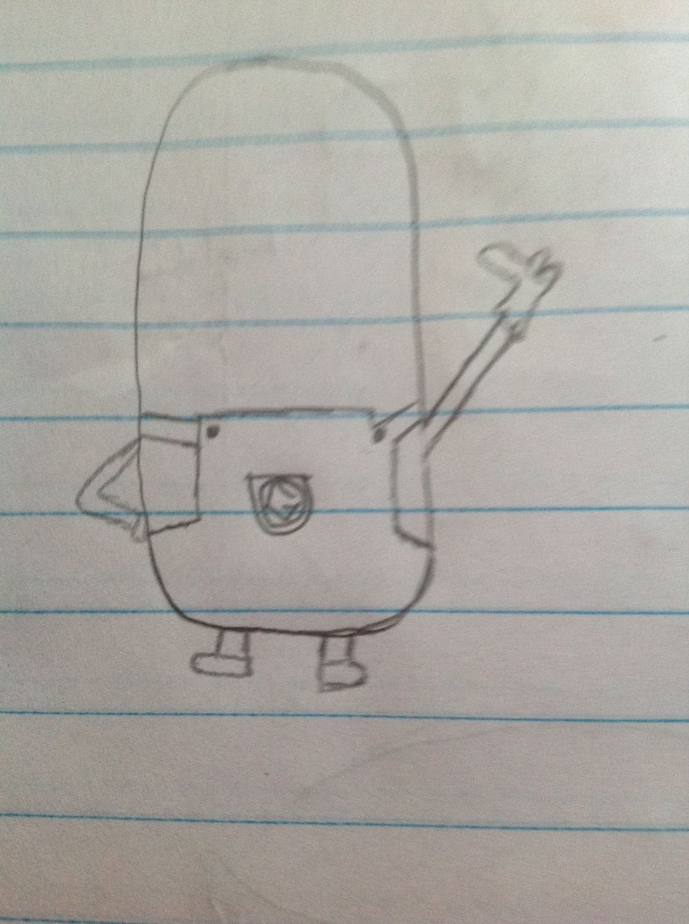 Then, add arms and legs