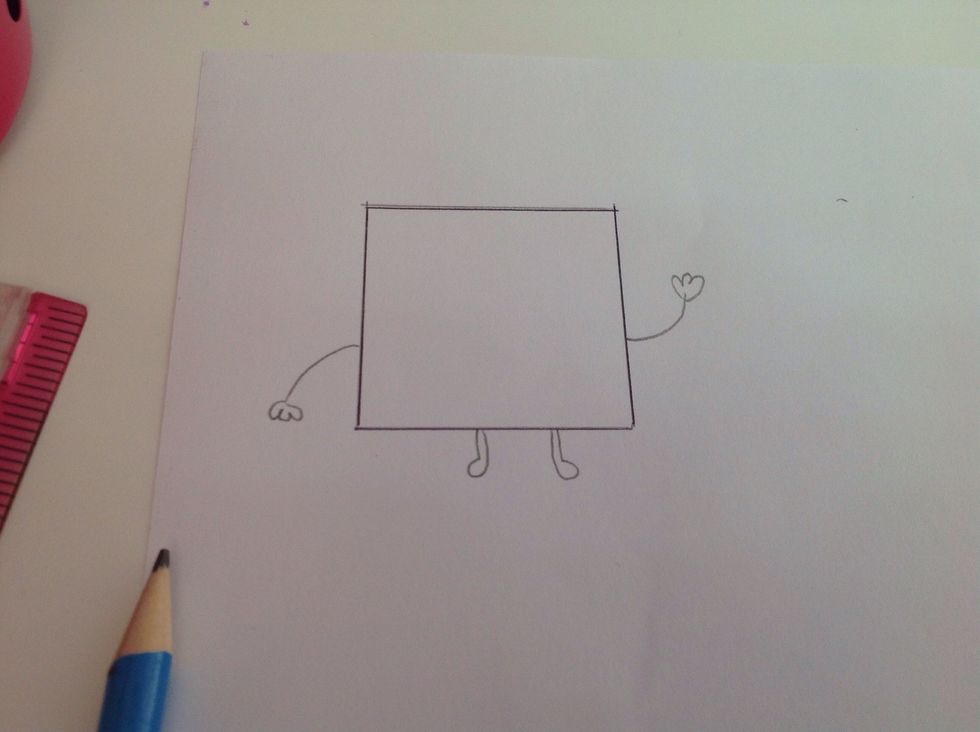 Then add arms and legs