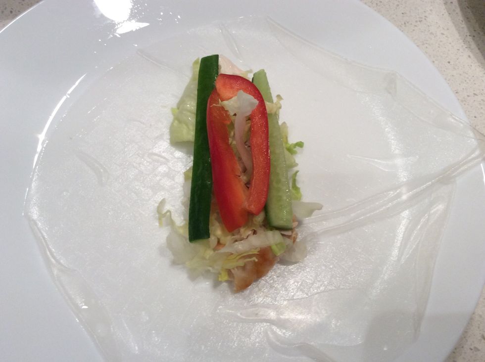 Then add Capsicum on top of that