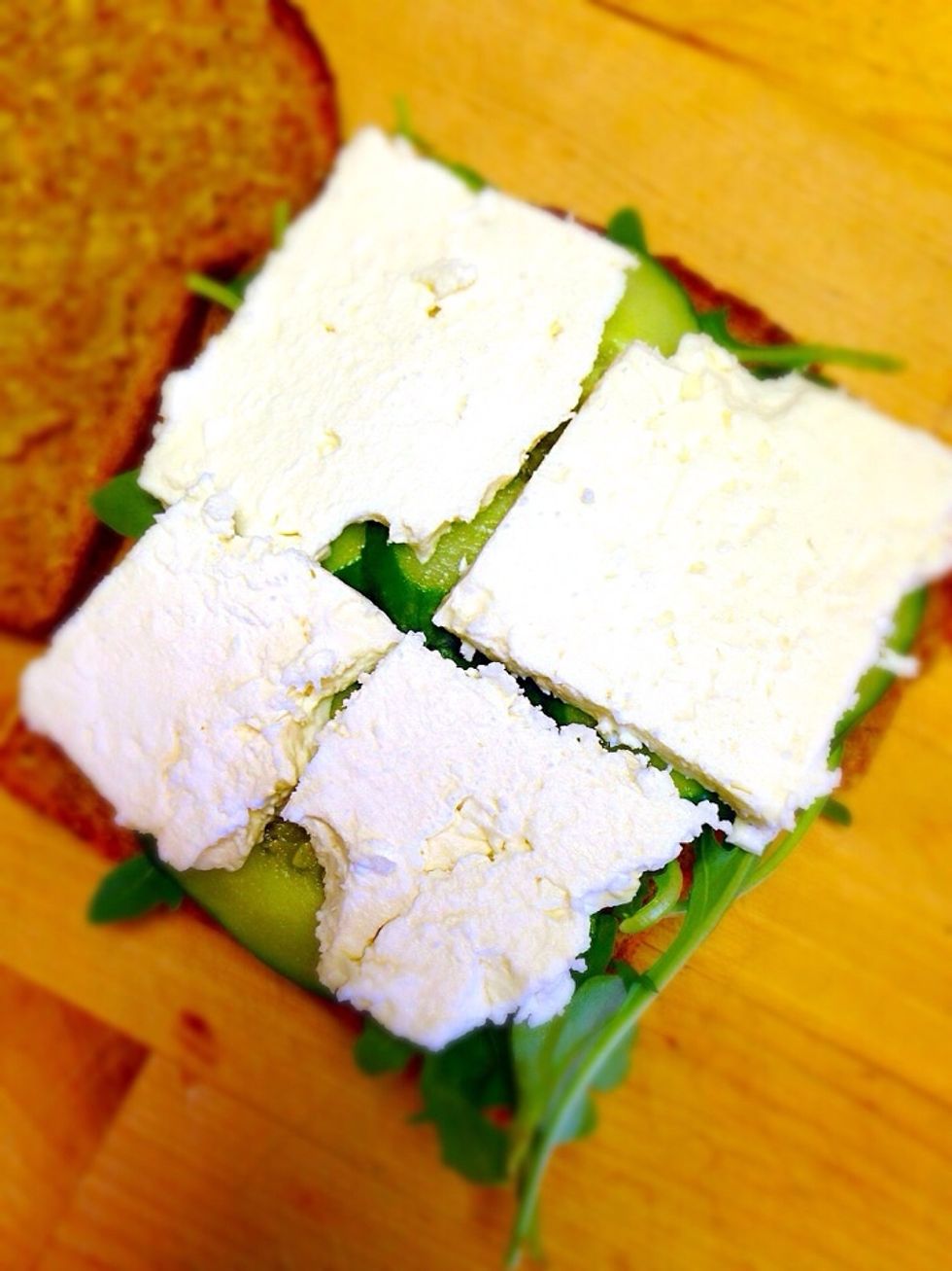 Then add feta cheese