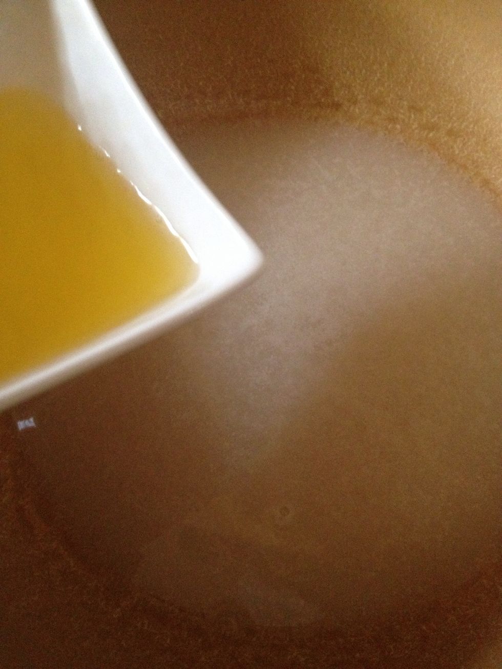 Then add ghee am using 2 tbs if you don't have ghee then use oil. But ghee will keep your naan moist