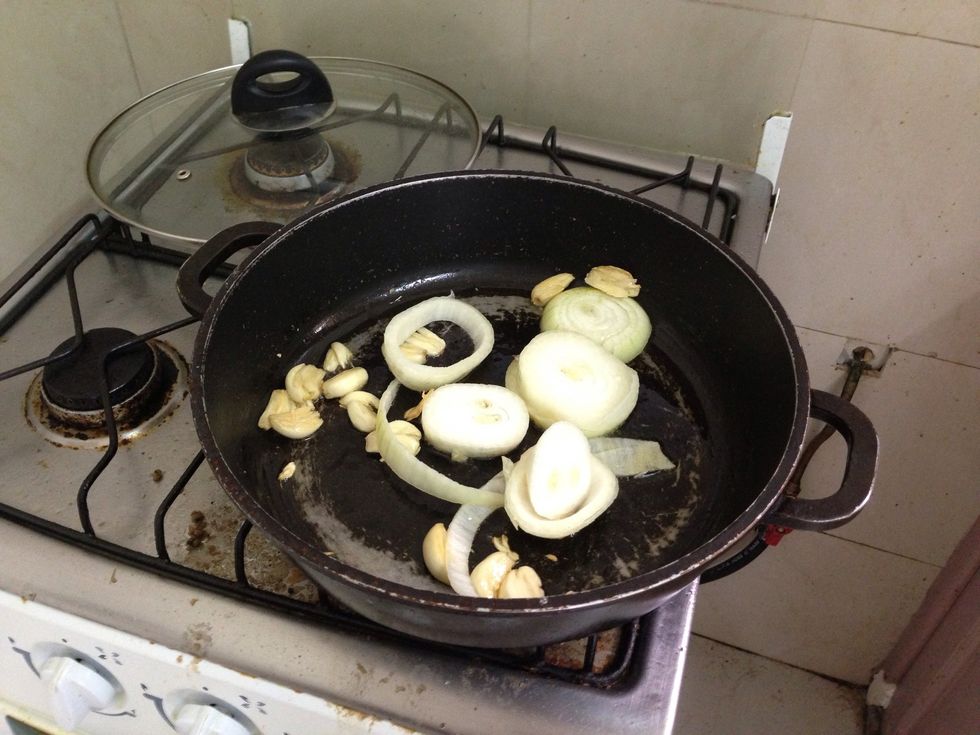 Then add in the onion.