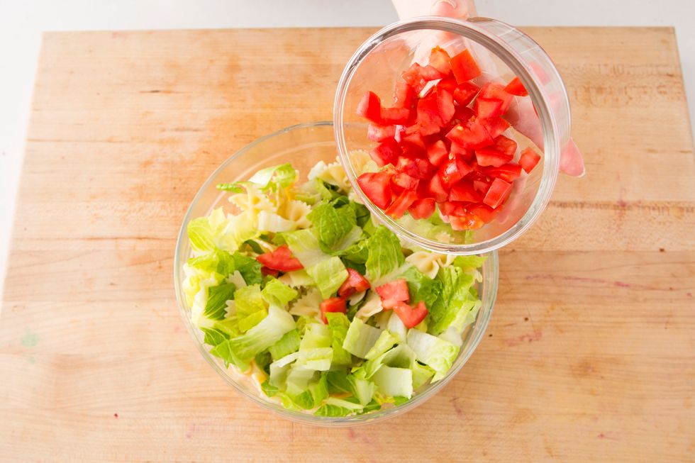 Then add in those beautiful tomatoes.