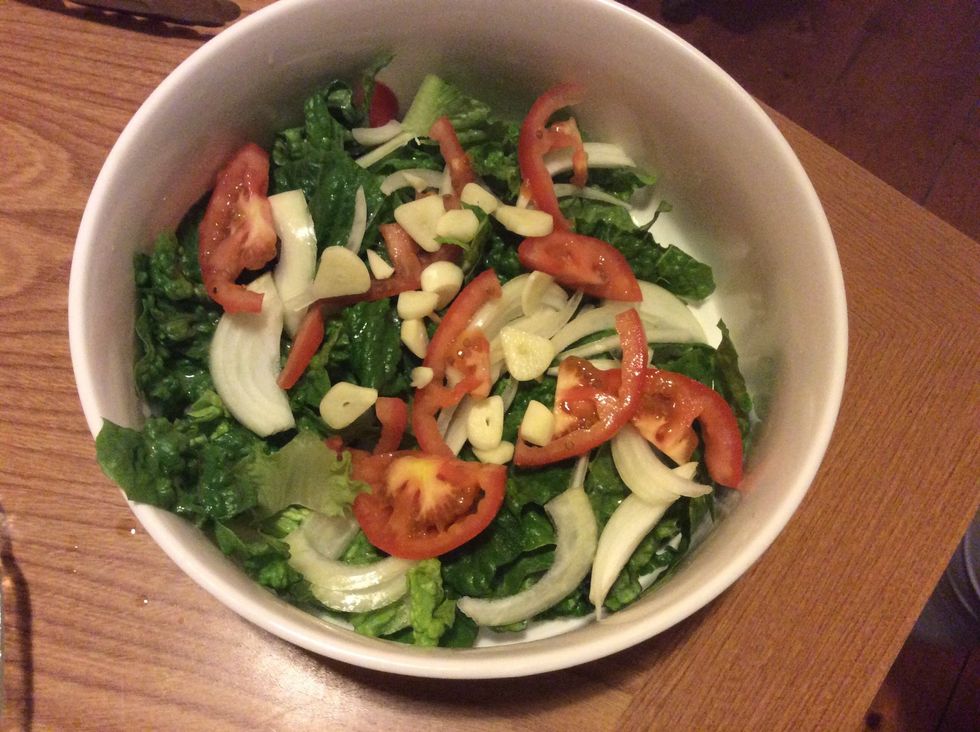 Then add in your garlic