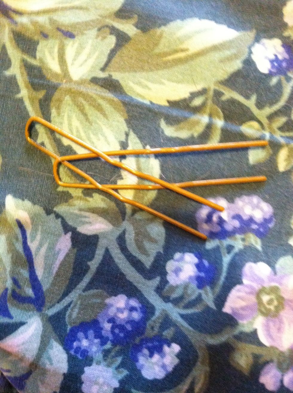 Then add more pins to secure the bun