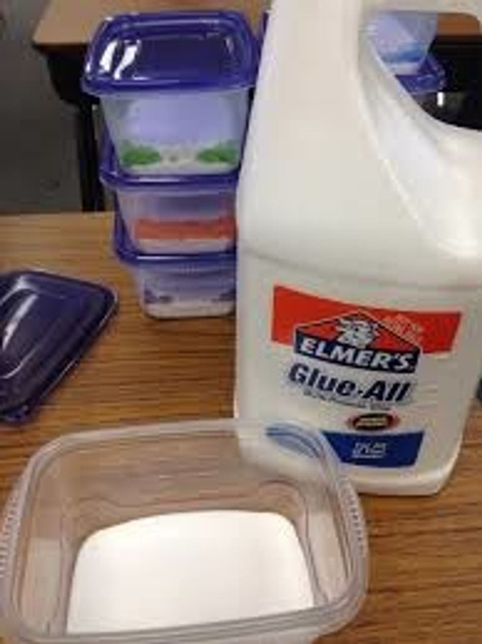 then add some glue to the borax
