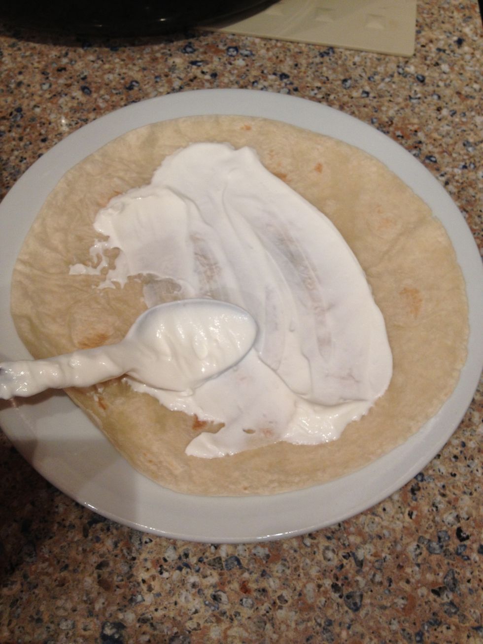 then add some sour cream...