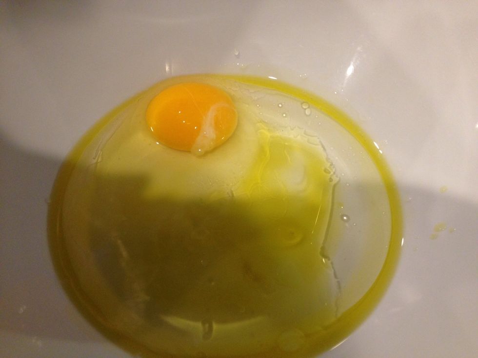 Then add the egg