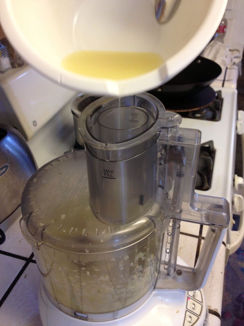 Then add the lemon juice