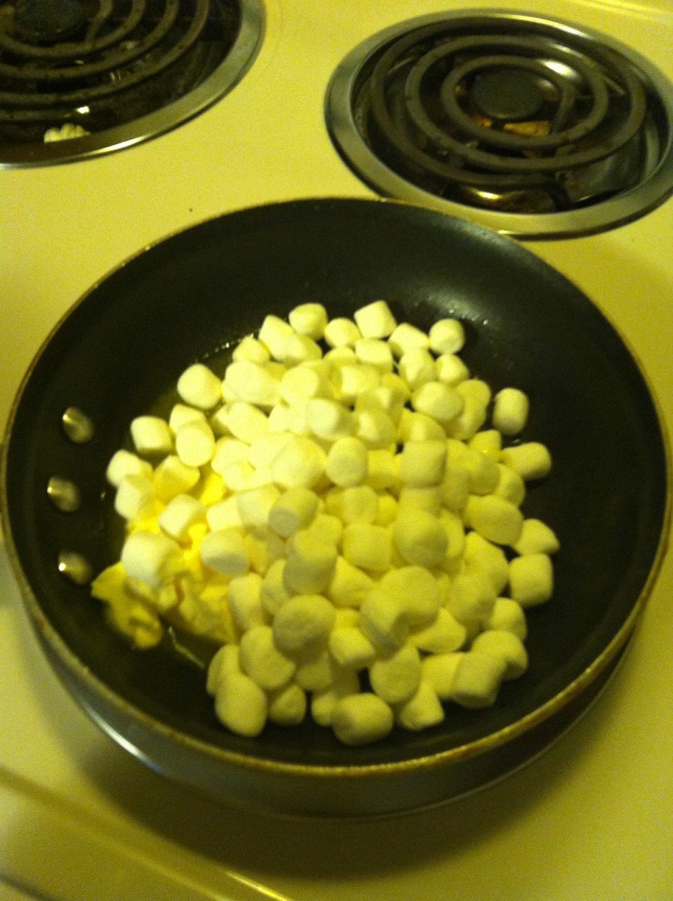 Then add the marshmallows