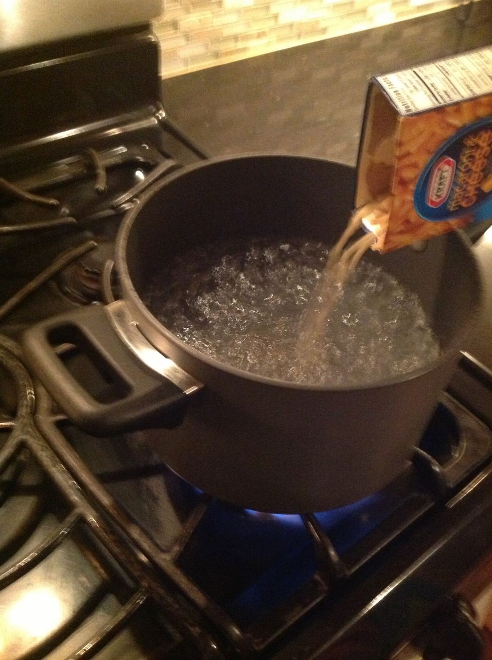 Then add the noodles.