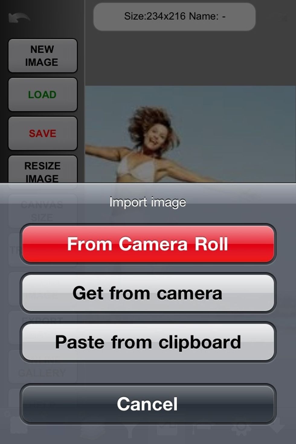 Then add the other image to it as a new layer (see my layers guide to learn more about using layers).
