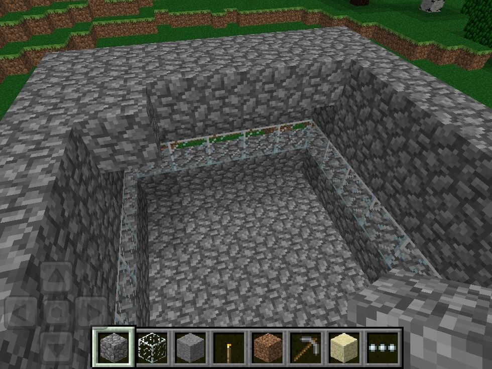 Then add the sealing