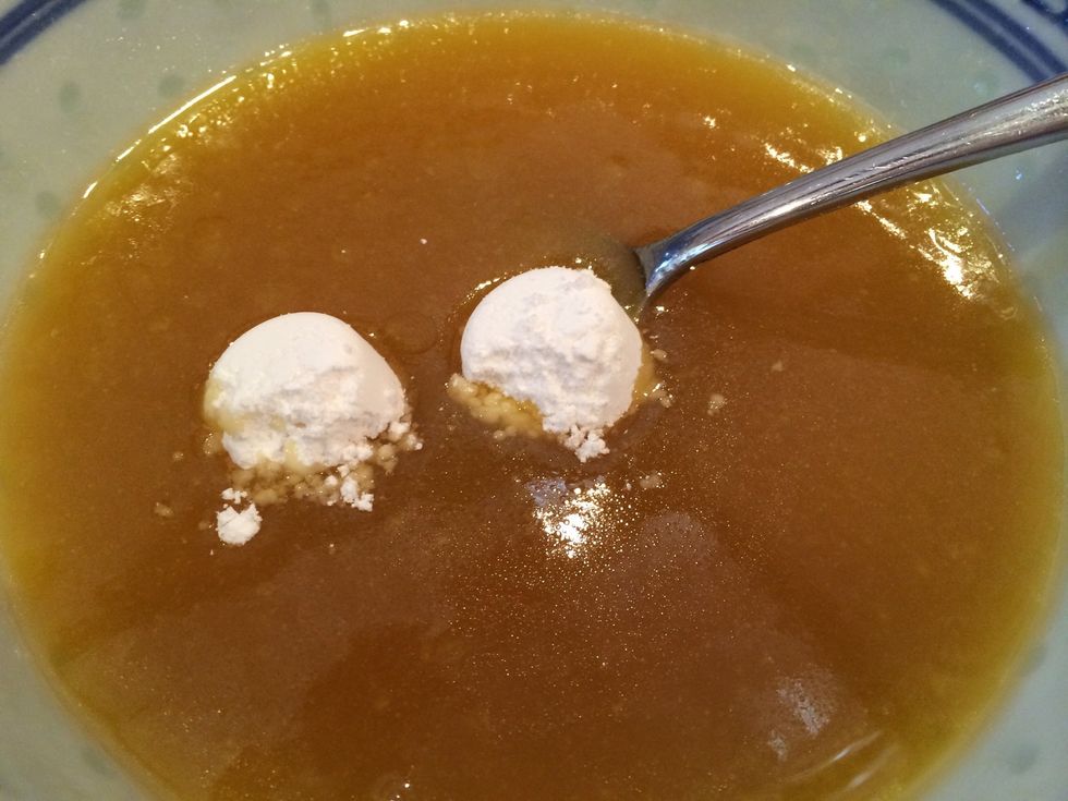 Then add the vanilla powder.