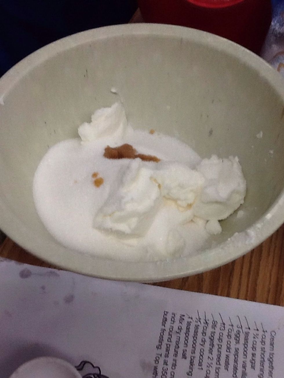 Then add the vanilla.