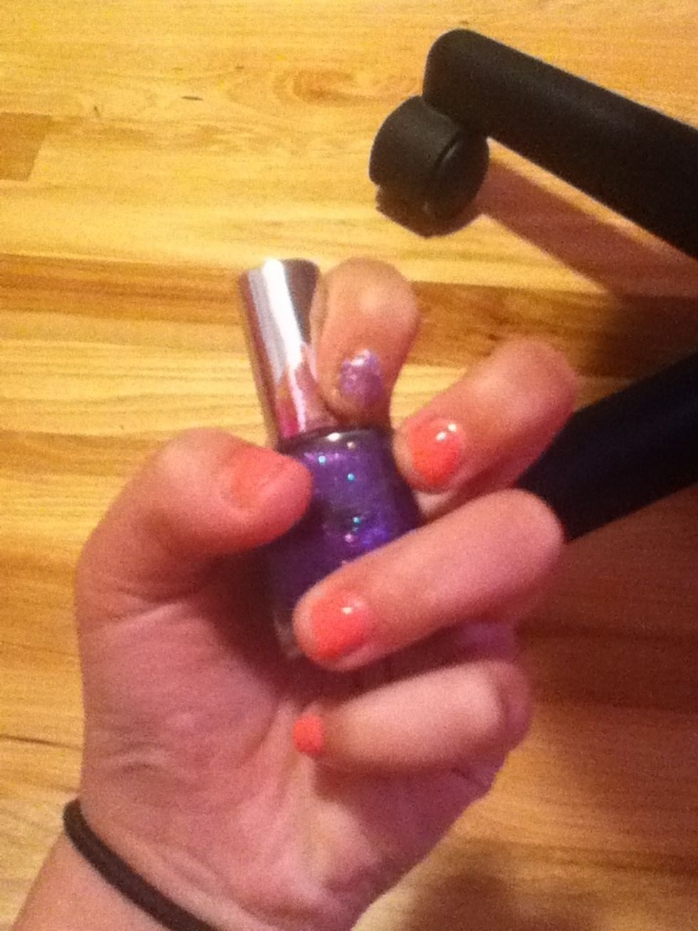 Then add top coat and voila u r summer time ready
