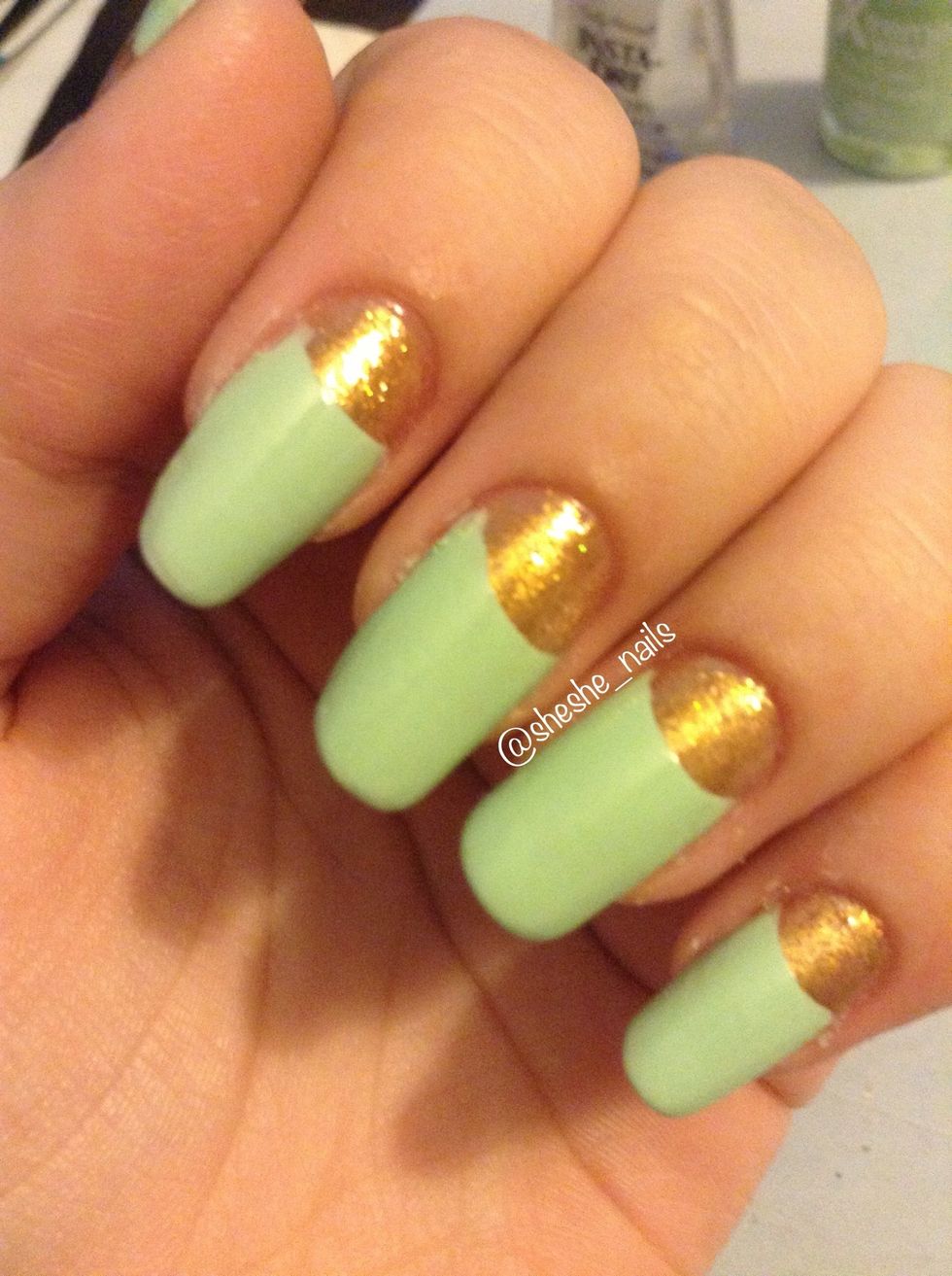 Then add top coat. And you're done!