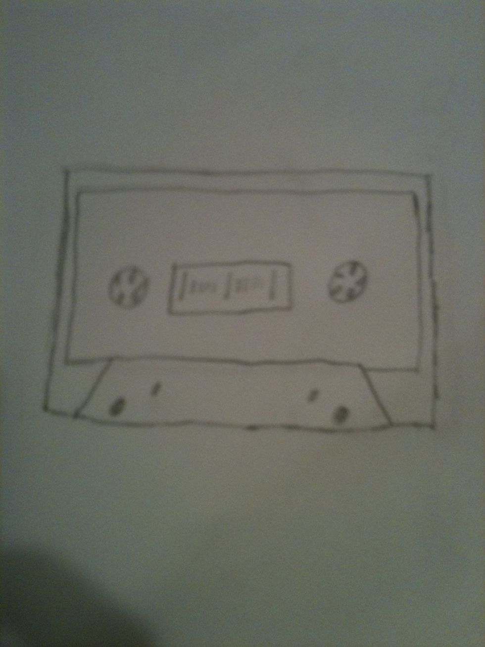 Then add two circles within the main rectangle like so