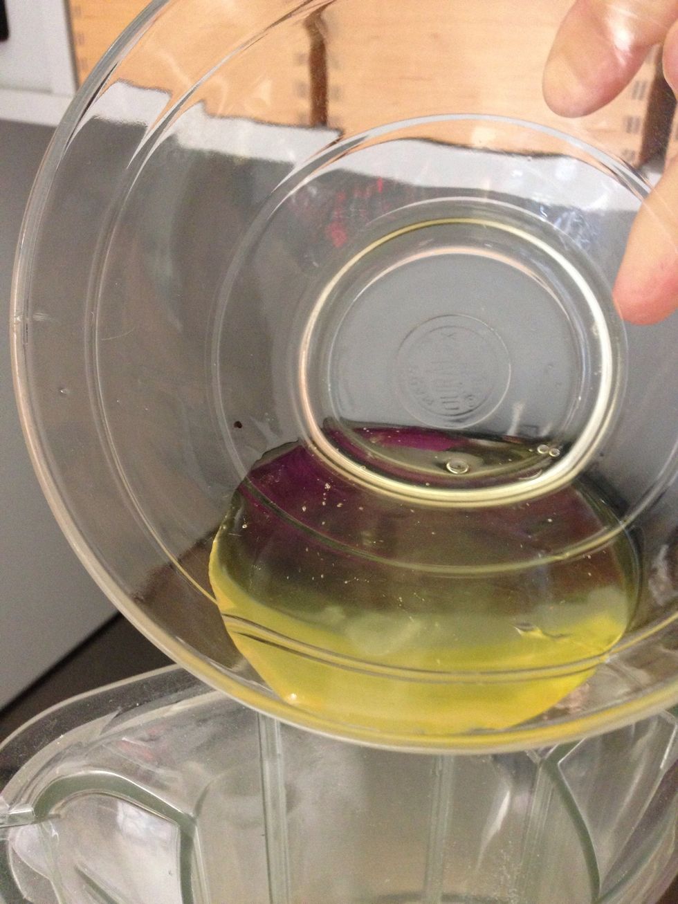 Then add what you need from z egg whites to make a mixture that would look like \u27a1