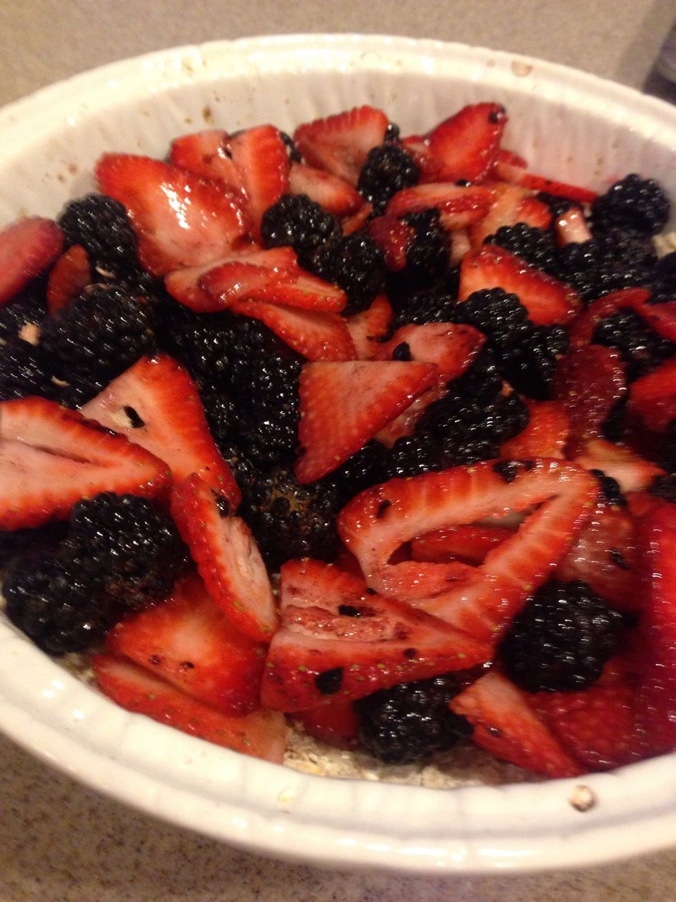 Then add your berries on top!