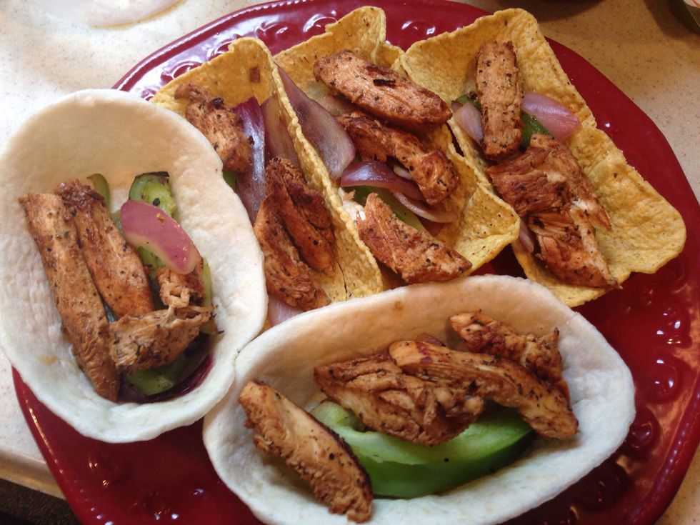 Then add your chicken