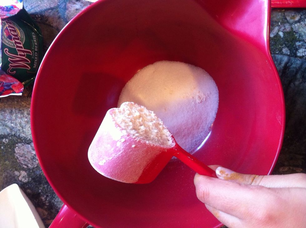Then add your flour