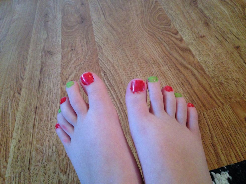 Then add your green.