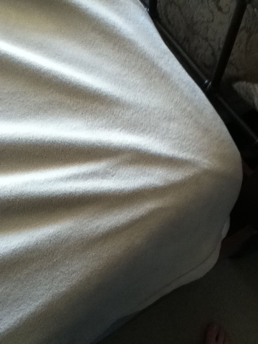 Then add your loose sheets and, again, tuck it into the corners