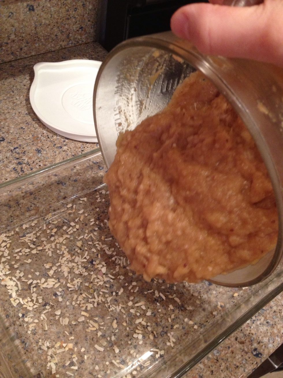 Then add your meat mixture...