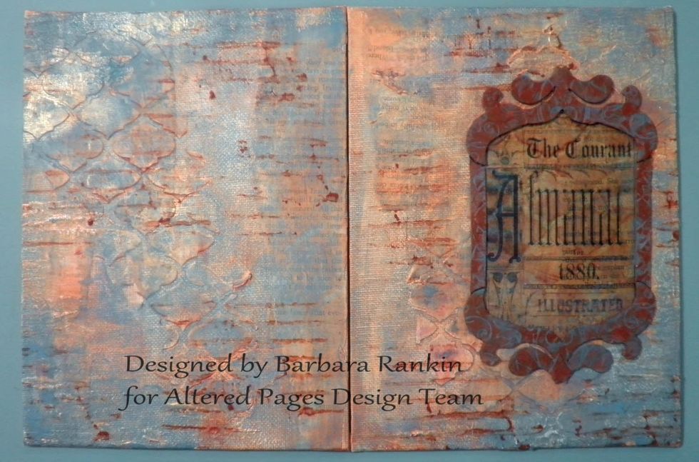 Then adhere all frame sections with the Zig 2-Way Glue Pen.