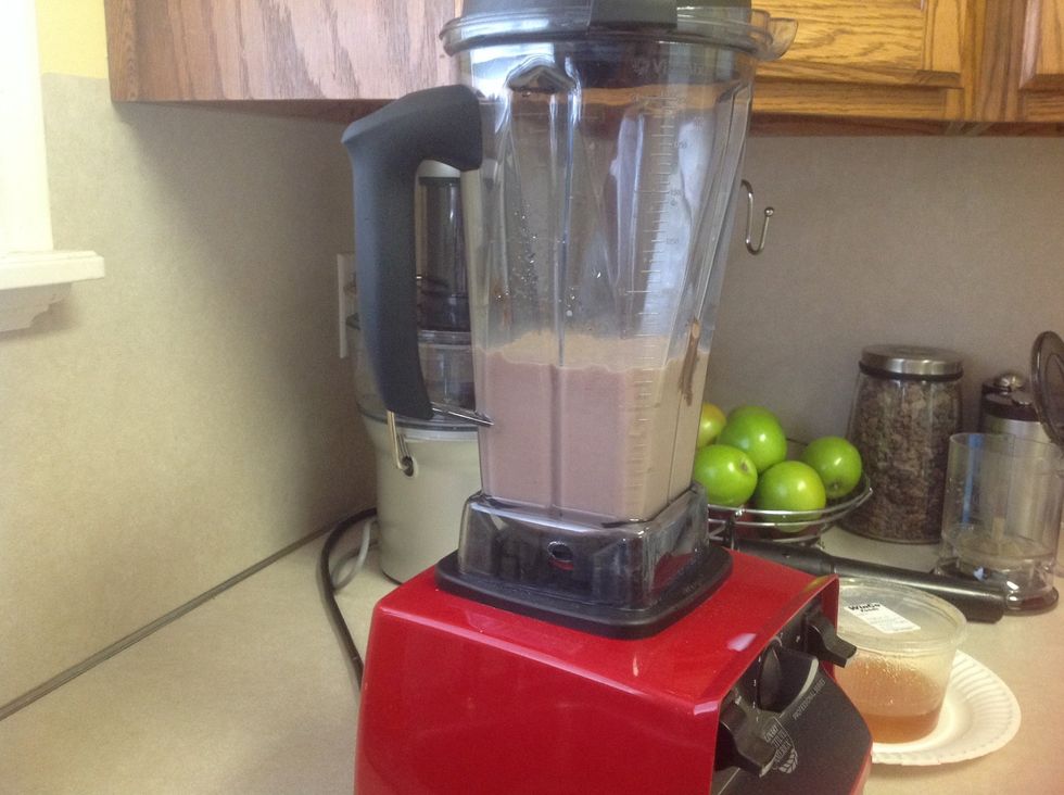 Then after your done blending it should look like this!!!