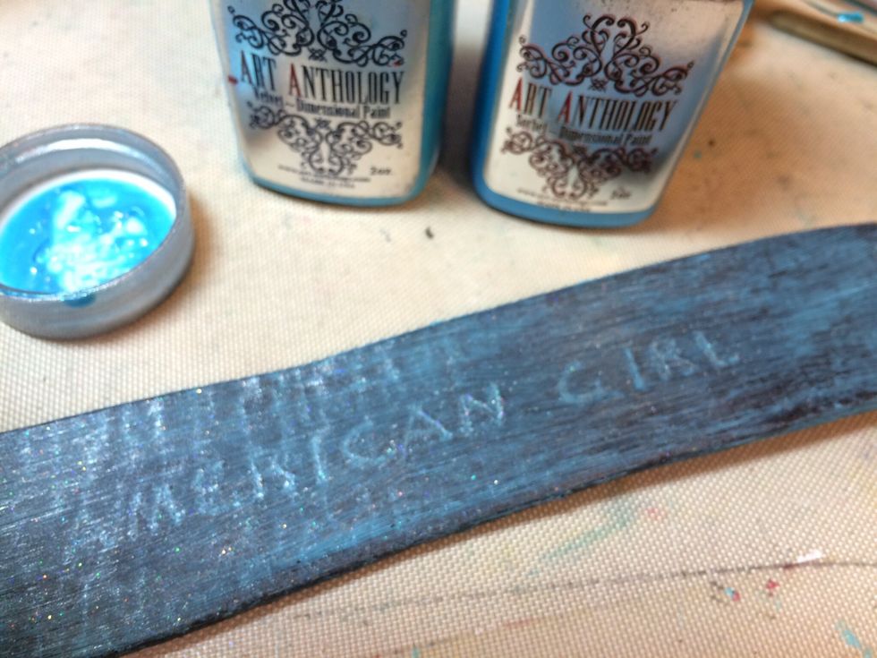 Then, another layer of Aloha Velvet.