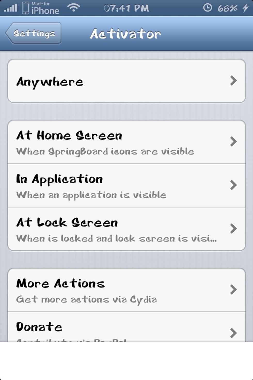 Then Anywhere option