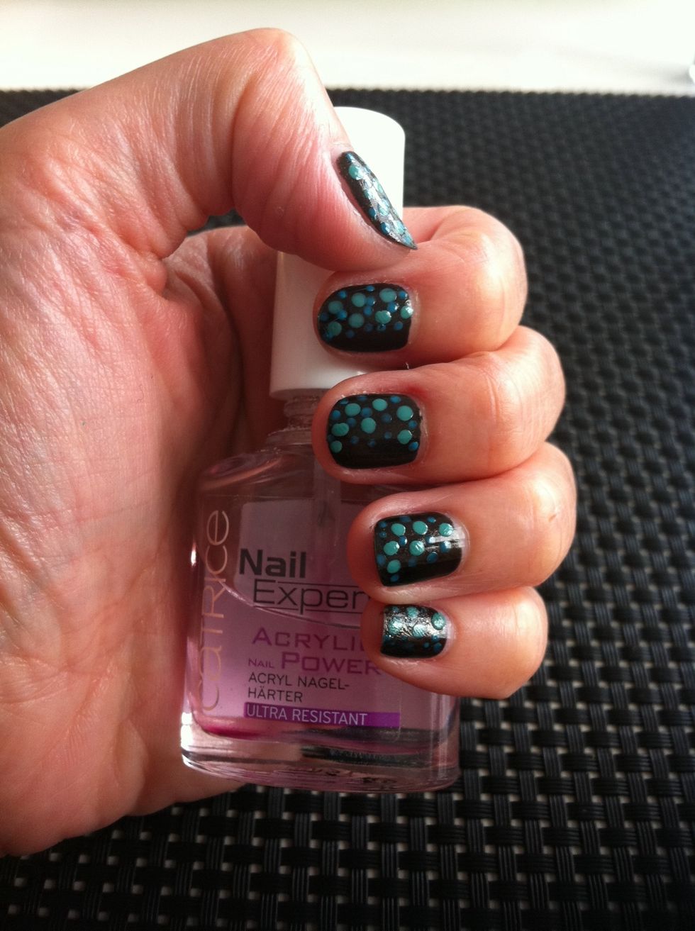 Then apply a top coat.