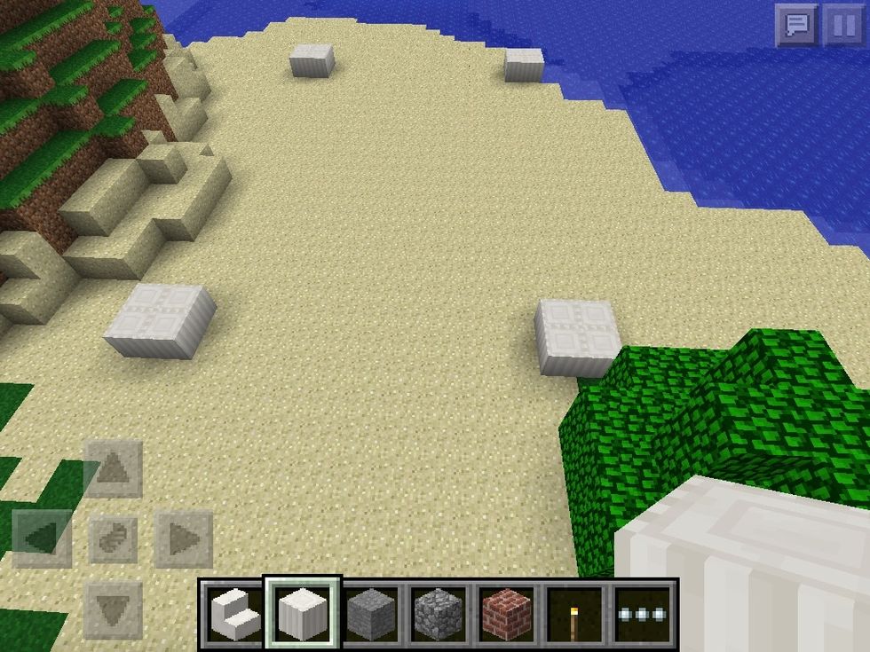 Then at the other two, be sure the make a rectangle and line up