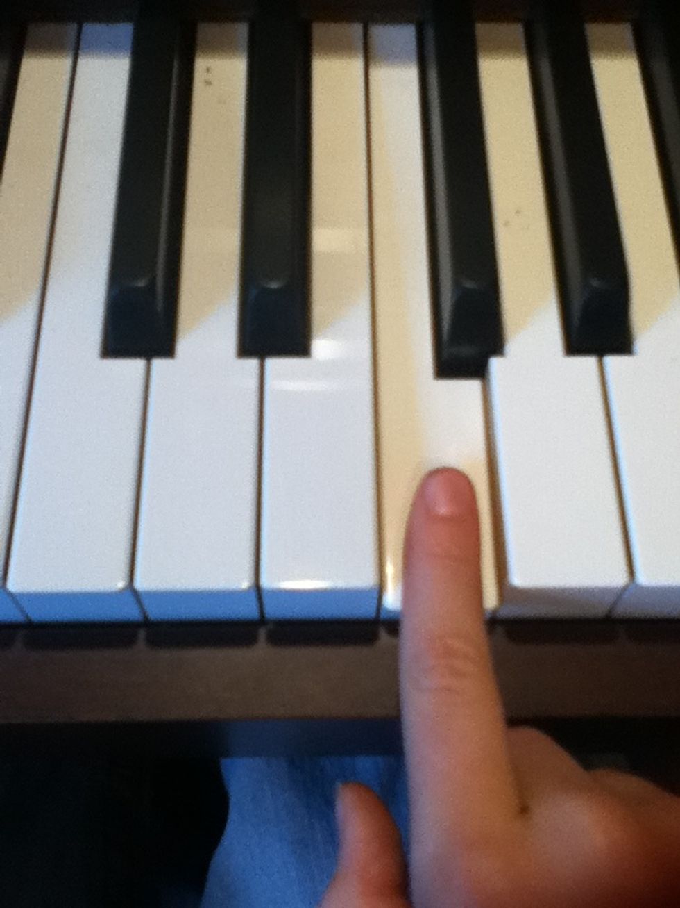Then back to the F note