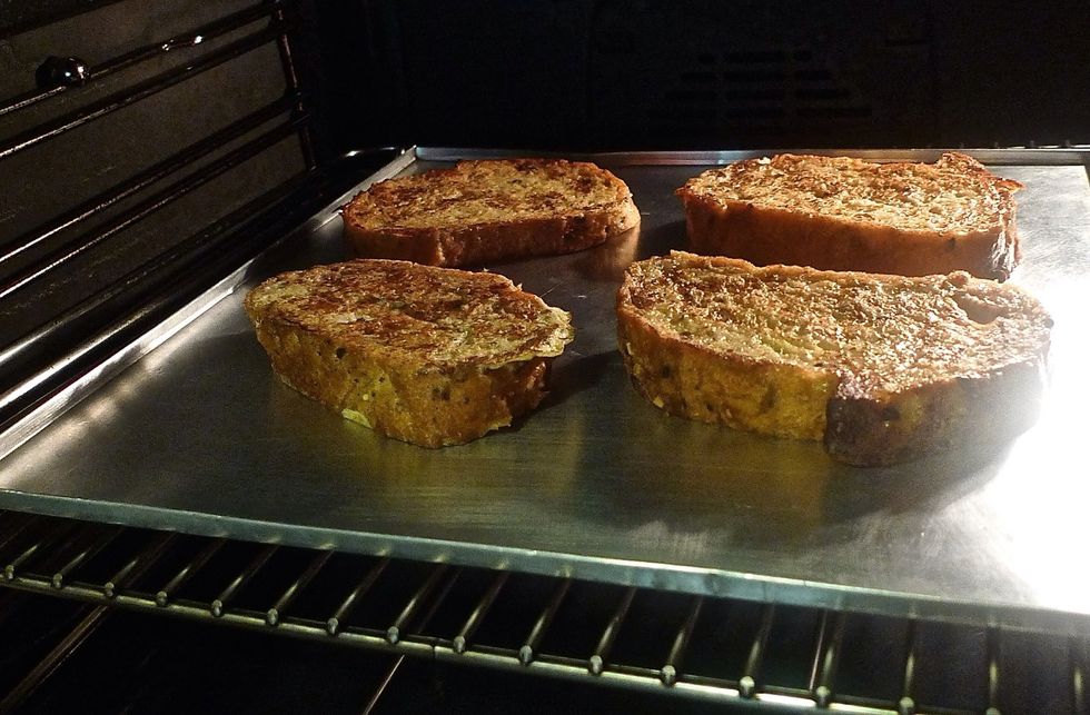Then bake in the preheated oven for 12 to 15 minutes to finish the cooking. The bread will puff slightly and will be crispy on the outside while the inside will be incredibly moist and soft.