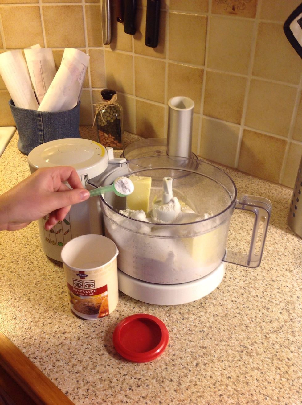 Then baking powder