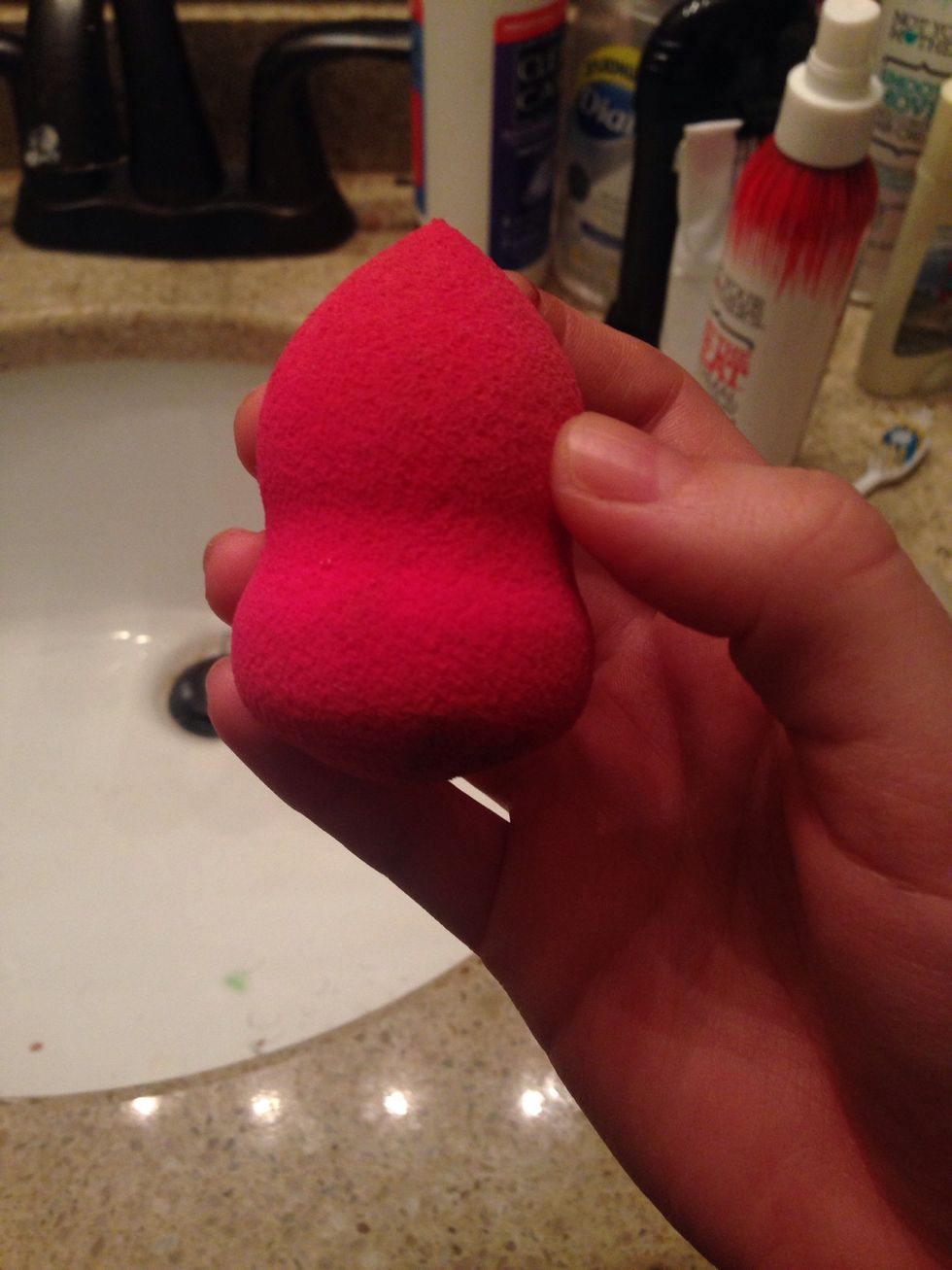 Then blend it in with your beauty blender!