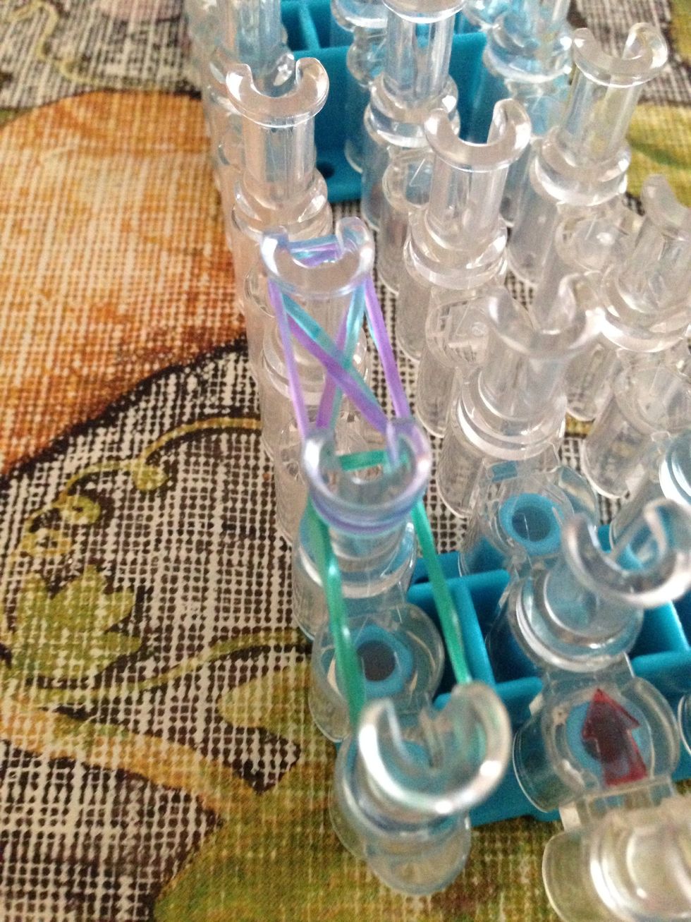 Then bring it back around on its self like this