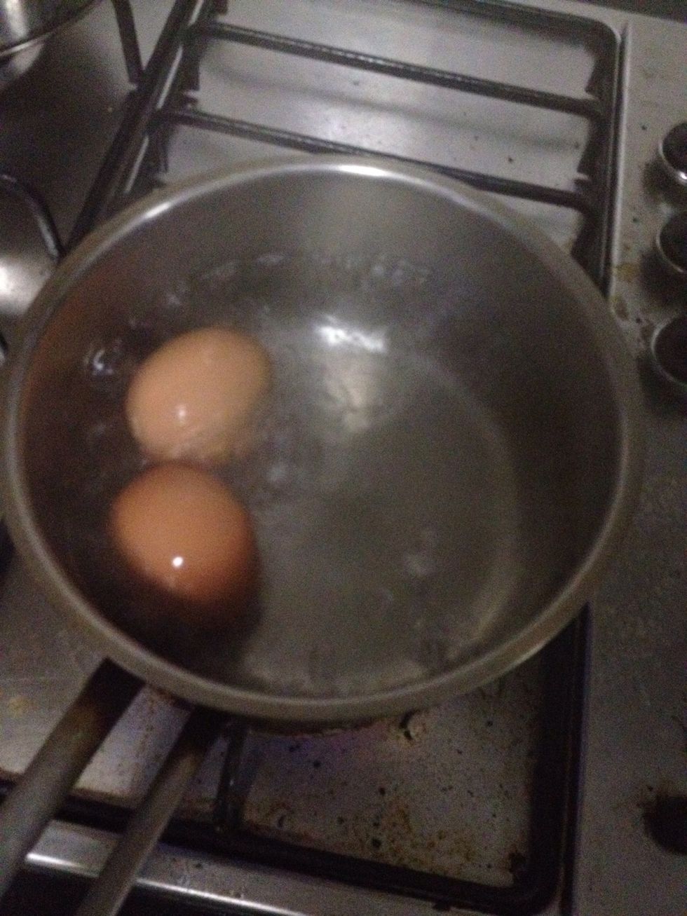 Then bring your eggs to boil! Approx. 20mins.